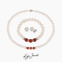 Set Ngọc Trai Nữ Kya Jewel Sweet Agate