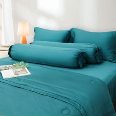 Bộ Chăn Ga Gối Nin House Florence Harbor Blue