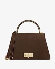 Túi Xách Tay Nữ Primadonna (26021) Brown Uni