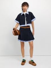 Chân Váy Xếp Li Phối Tầng