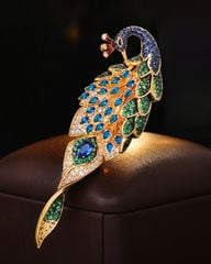 Cài Áo Peacock Splendor