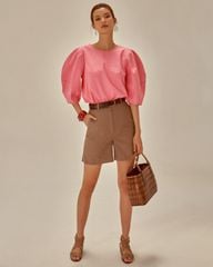 Áo Nữ F2 Linen Hồng Becoming Unveil