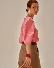 Áo Nữ F2 Linen Hồng Becoming Unveil