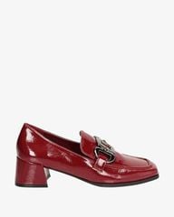 Giày Lười Nữ Primadonna Collection Burgundy Moccasin In Naplak 5 Cm