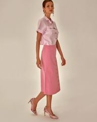 Chân Váy Nữ F2 Linen Hồng Becoming Unveil