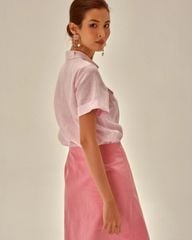 Chân Váy Nữ F2 Linen Hồng Becoming Unveil