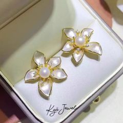 Khuyên Tai Nữ KYA JEWEL Blooming Pearl