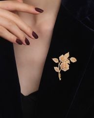 Cài Áo Rose Duet