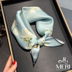 Khăn Choàng Nữ Meri Lụa Magnolia Grace