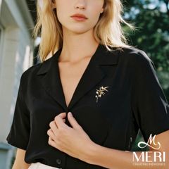 Cài Áo Nữ Meri Bamboo Pearl