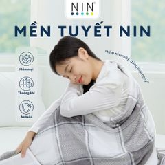Chăn Mền Nin House Classic Grey