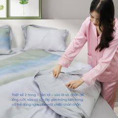 Bộ Chăn Ga Gối Nin House Pristine NP8908