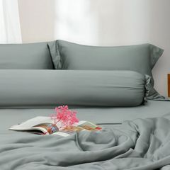 Bộ Chăn Ga Gối Nin House Florence Cloud Grey