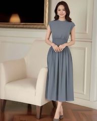 Đầm Nữ Thái Tuấn Cổ Tròn Sát Dáng Xòe 1M159