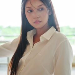 Áo Sơ Mi Nữ TheBlueTshirt Miss 90s Shirt - Ivory White