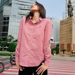 Áo Sơ Mi Nữ TheBlueTshirt The A Classic Shirt - Red Gingham