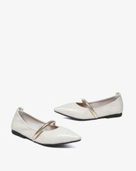 Giày Búp Bê Finley Gold Link