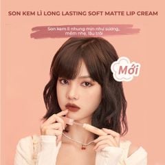 Son Kem Lì Judydoll Long Lasting Soft Matte Lip Cream #02