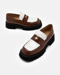 Giày Lười Nữ Pazzion Zilpah Embellished Two-Tone Penny Loafers