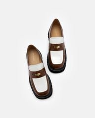 Giày Lười Nữ Pazzion Zilpah Embellished Two-Tone Penny Loafers