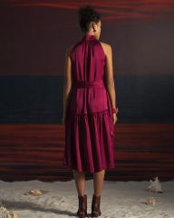 Đầm Nữ F2 Lụa Hồng Tím Summer Get Away