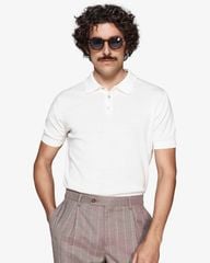 Áo Polo Dệt Kim 100% Cotton - Slim Fit