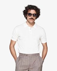 Áo Polo Dệt Kim 100% Cotton - Slim Fit