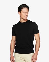 Áo Dệt Kim 100% Cotton - Slim Fit
