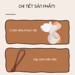 Bình Nước Giữ Nhiệt Diller Capybara 500ml