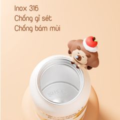 Bình Nước Giữ Nhiệt Diller Capybara 600ml