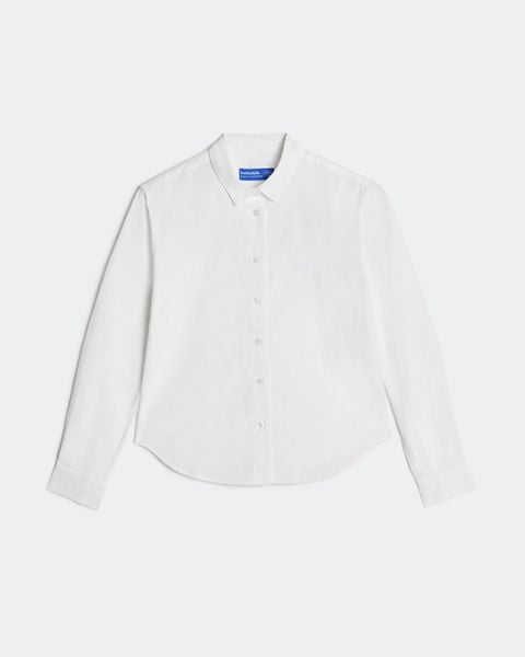 Áo Sơ Mi Nữ TheBlueTshirt Ultimate Classic Shirt - White