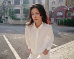 Áo Sơ Mi Nữ TheBlueTshirt Ultimate Classic Shirt - White