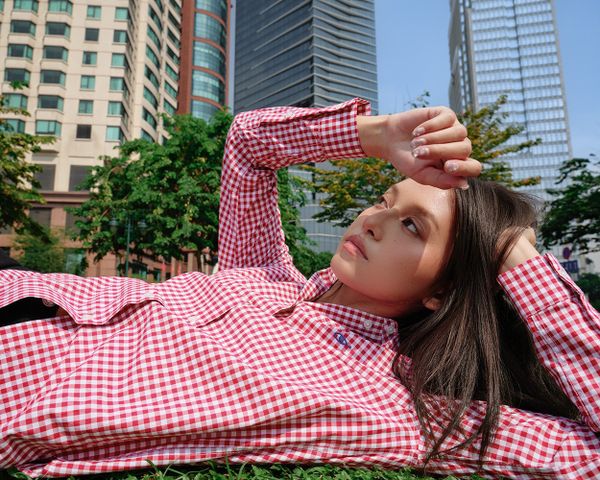 Áo Sơ Mi Nữ TheBlueTshirt The A Classic Shirt - Red Gingham
