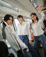 Áo Sơ Mi Nữ TheBlueTshirt Paris Crop Shirt - White