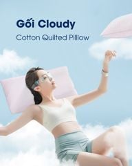 Gối Chần Bông Cloudy Nin House Cho Người Nằm Thấp