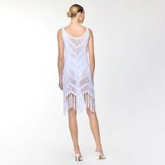 Đầm Xuyên Thấu White Fabric Pareo Primadonna Collection