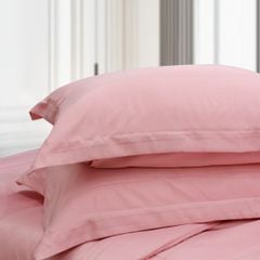 Bộ Chăn Ga Gối Nin House Classic Hồng Pastel C190711