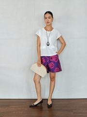 Áo Kiểu Linen Trắng