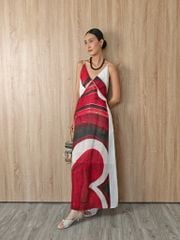 Đầm Linen Họa Tiết