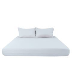 Bộ Chăn Ga Gối Nin House Classic White C190698