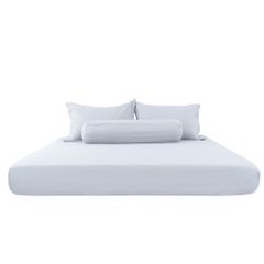 Bộ Chăn Ga Gối Nin House Classic White C190698