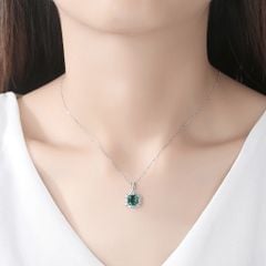 Dây chuyền nữ KYA JEWEL bạc Ý Mystic Green