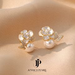 Hoa Tai Nữ Kya Jewel Tiny Camellia