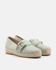 Giày Lười Nữ Pazzion Nancy Crystal Embellished Buckle Espadrilles