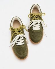Giày Sneakers Nữ Pazzion Maeve Double Laced Suede Sneakers