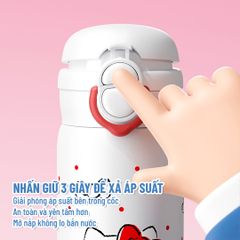 Bình Nước Giữ Nhiệt Sanrio Kuromi 500ml - SW-3292