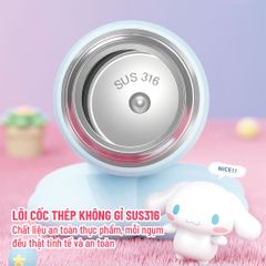Bình Nước Giữ Nhiệt Sanrio Kuromi 500ml - SW-3292