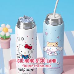 Bình Nước Giữ Nhiệt Sanrio 500ml