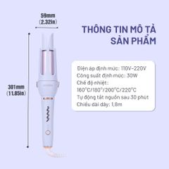 Máy Uốn Tóc Hyundai Tự Động - HY-UV-HSB1EU-BL
