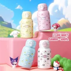 Bình Nước Giữ Nhiệt Sanrio Kuromi 500ml - SW-3324